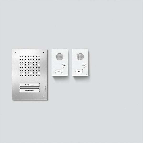 Siedle Audio-Set Siedle Classic Edelstahl/Weiß SET CLAB 850-2 E/W